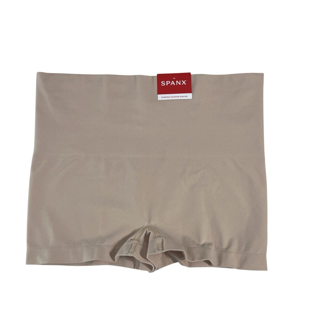 SPANX Shape Nude Everyday Shaping Panties Control Boyshort Sculpt Shorts XL New